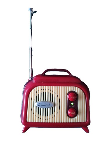 Retro radio fun little - retro, fm