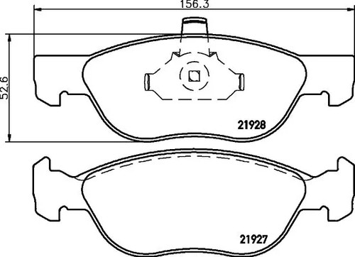 Brake pads 8db 355 - pads,