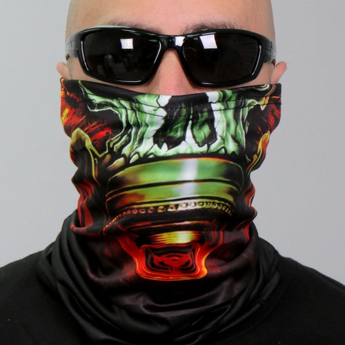 Tube gas mask - gas, neck