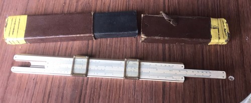 Vintage 0123 slide rule - vintage,
