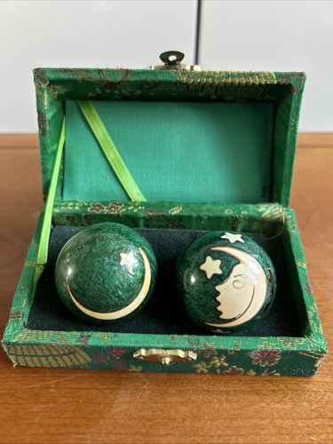 Vintage chinese green yin yang - chinese,