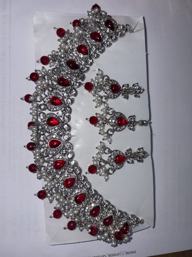 Silver red cherry - red,