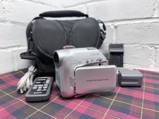 Sony DCR-HC19E MiniDV Camcorder Bundle - Fully Working - Used Good Condition
