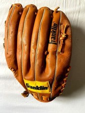 franklin field master deer touched leather laced baseball glove