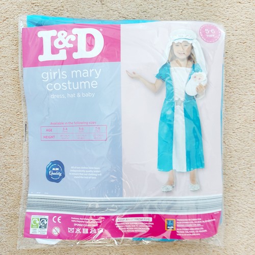Girls mary costume years - mary,