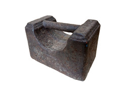 56lb Avery Cast Iron weight Door Stop Gazeebo Marquee Vintage Rustic 55 Pound