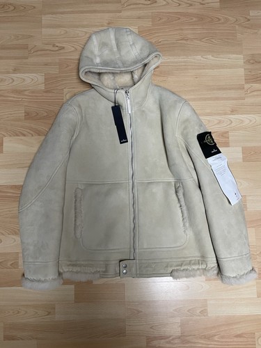 Stone island shearling jacket - stone,