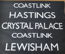 Vintage Bus Destination Blind
