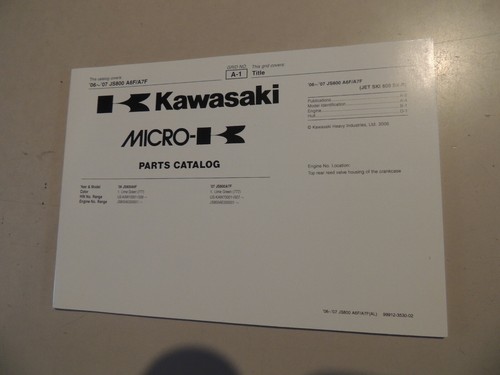 Parts catalogue kawasaki jet - parts,