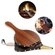 Fireplace wood bellows log - wood,