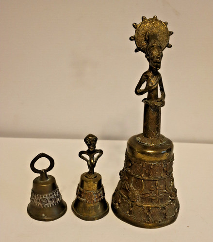 Benin bronze altar - altar, bells