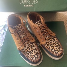 New sebago leopard deck - leopard,