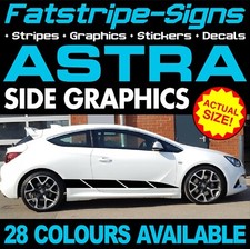 to fit VAUXHALL ASTRA GRAPHICS STICKERS STRIPES DECALS VXR OPEL SRI TURBO GSI