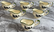 Milton China Staffordshire Fine Bone Milk Jug Creamer Cow Design Porcelain Set 6