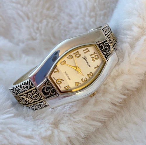 Geneva platinum watch - watch, silver