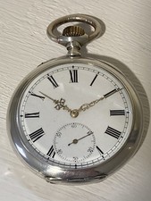 IWC Schaffhausen Silver Gents Pocket Watch Cal 57 C1900s 