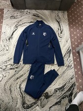 Watford Navy Blue Full Football Tracksuit Size Medium Jacket & Small Bottoms