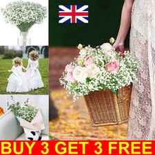 Artificial Baby's Breath Gypsophila Silk Flowers Bouquet Wedding Party UK Decor