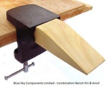 Combination Bench Pin And Anvil for Jewellers Jewellery Making & Crafts Hardwood