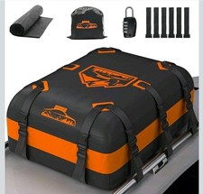 Rymopuey Roof Bag, Waterproof Car Roof Bag No Rack Needed, Car Roof Box with Ant