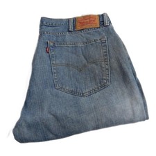 Levi 527 Jeans Low Rise Bootcut Blue Waist 38 Leg 30 W38 L30 Zip Fly (Q7526)