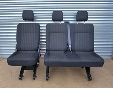 Genuine VW Transporter T6 T6.1 Rear Kombi Seats 2+1 Pandu Cloth, Isofix #11