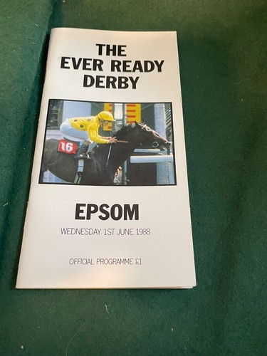 1988 epsom derby race - 1988,