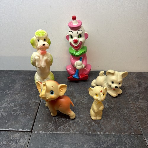 Squeaky toy lot - 5, dogs