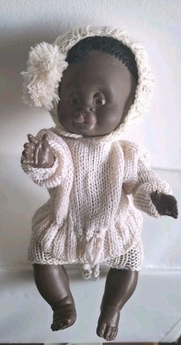 Vtg doll hair green eyes - doll,