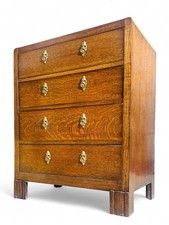 ANTIQUE OAK CHEST OF DRAWERS