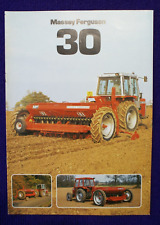 MASSEY FERGUSON 30 TRACTOR 1984 BROCHURE AGRICULTURE FARMING SPECIFICATION DATA