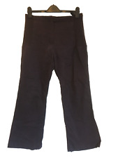 Maternity Formes Designer 42 Powder Black Cropped Trousers