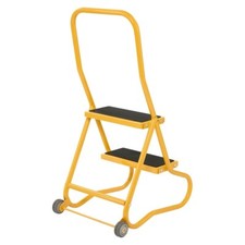 2 Step Ladder with Wheels -