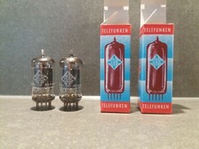 Very rare matched pair Telefunken ECC83 12AX7 with early 1960's tube!