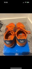 adidas Originals La Trainers Blue Suede/Orange/Manchester SPZL UK 6.5
