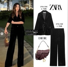 ZARA VELVET  Blazer  Jacket XL