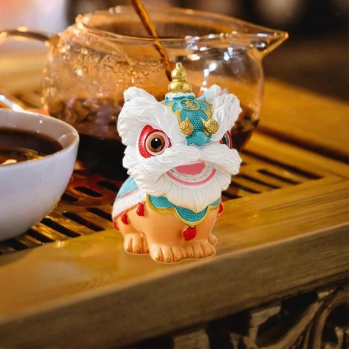 Chinese lion dance statue - chinese,