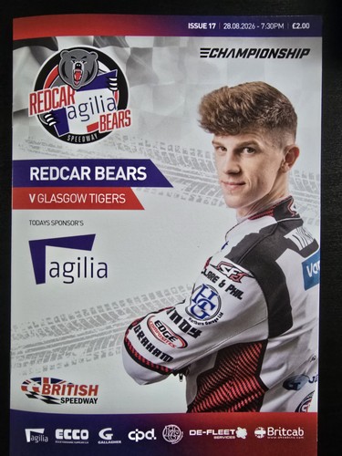 Speedway programme redcar - speedway,