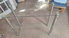 glass - shelf cabinet suitable for stereo equipment