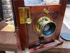 Antique Victorian Plate Camera and Accessories Level Indicator Thornton Pickard