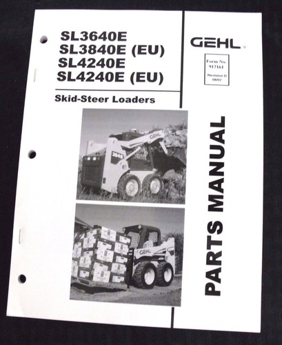 Gehl sl3640e sl3840e - gehl, sl4240e