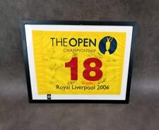 Framed Signed 2006 The Open