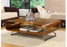 Walnut Coofee Table Curved RRP
