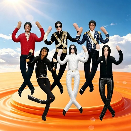 28cm michael jackson posable - 28cm,