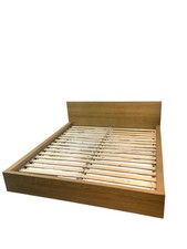Malm IKEA Wood Effect Super King Bed Bed Frame with Headboard