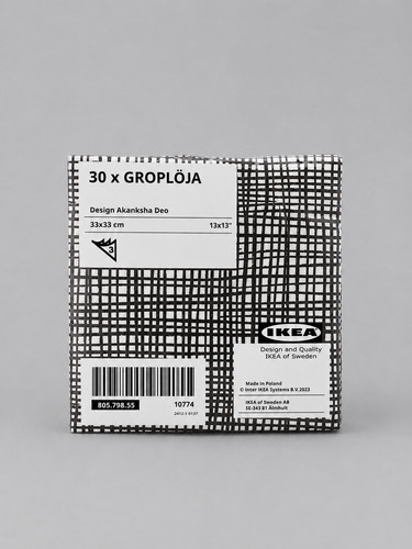 Pack ikea groploja paper - groploja,