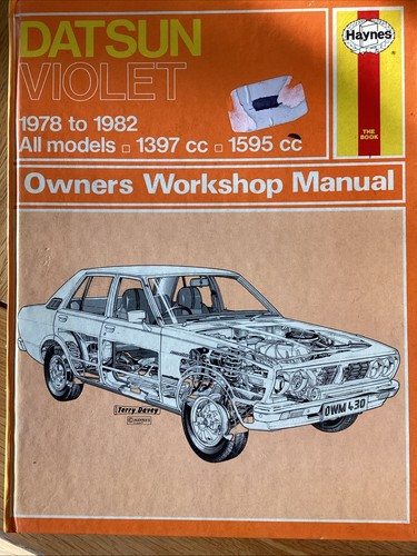 Datsun violet haynes manual - haynes,