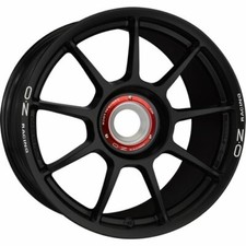 OZ RACING CHALLENGE HLT CL MATT BLACK WHITE LETTER ALLOY WHEEL 18X9 ET47 15X130