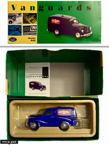 Vanguards austin a40 van birds - austin,