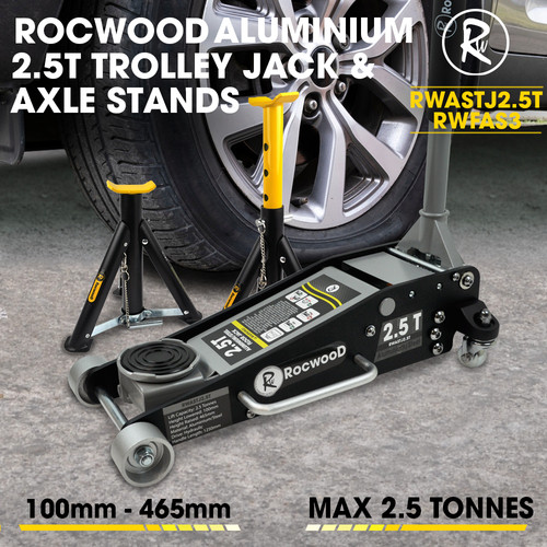 Low profile trolley - profile, jack